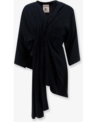 Semicouture - Silk Blend Top - Lyst