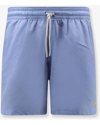 Polo Ralph Lauren - Nylon Swim Trunks With Embroidered Logo - Lyst