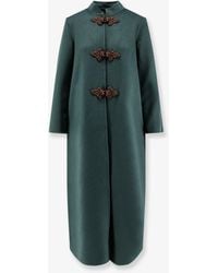 PHILIPPA 1970 - Harriet Wool Coat With Frogs - Lyst