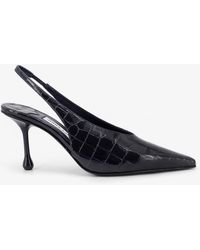 Jimmy Choo - Patent Leather Pumps With Crocodile Print - Lyst