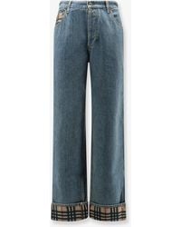 Burberry - Dexter Jeans With Traditional Check - Lyst