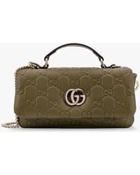 Gucci - Mini Gg Milano Leather Handbag With All-Over Gg Motif - Lyst