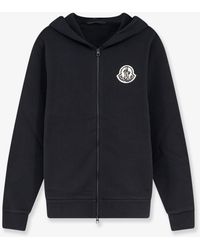 Moncler - Cotton Sweatshirt With Logo Patch - Lyst