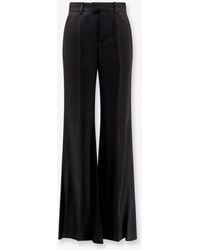 Balenciaga - Viscose Trousers With Flared Bottom - Lyst