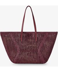 Brunello Cucinelli - Bc Duo Raffia Shoulder Bag - Lyst