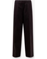 Semicouture - Stretch Cotton Trousers - Lyst