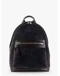 Tom Ford - Suede Backpack With Maxi Zip On The Front - Lyst