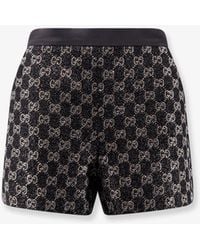 Gucci - Lightweight Lamé Wool Tweed Shorts - Lyst