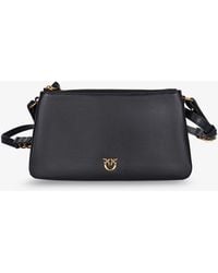 Pinko - Baby Love Bag One Slouchy Leather Crossbody Bag - Lyst