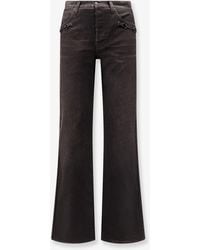 Gucci - Cotton Denim Trousers With Horsebit Detail - Lyst
