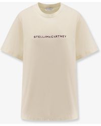 Stella McCartney - Cotton T-Shirt With Logo Print - Lyst