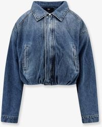 3x1 - Amelia Folded Cotton Denim Jacket - Lyst