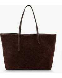 Atp Atelier - Eraclea Suede Shoulder Bag - Lyst