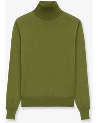 Saint Laurent - Cashmere, Wool And Silk Turtleneck Sweater - Lyst