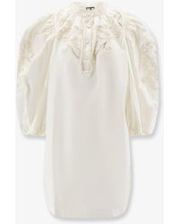 Scarlett Poppies - Visaya Cotton Satin Dress - Lyst