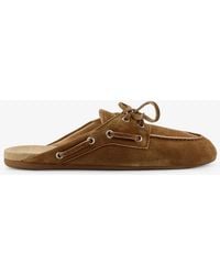 Miu Miu - Suede Sandals - Lyst