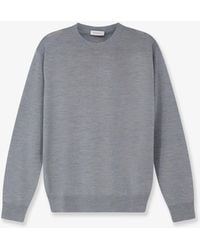 Bramani Cashmere - Wool Crew-Neck Sweater - Lyst