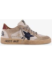 Golden Goose - Ball Star Double Quarter Leather Sneakers - Lyst