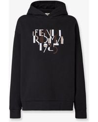 Fendi - Oversize Cotton Sweatshirt - Lyst