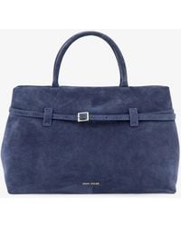 MANU Atelier - Le Cambon 35 Suede Handbag - Lyst
