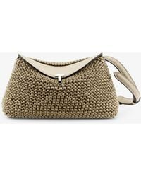TOTEME - T-Lock Woven Leather Clutch - Lyst