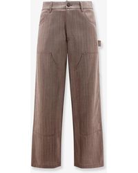 Golden Goose - Marley Virgin Wool Blend Trousers - Lyst