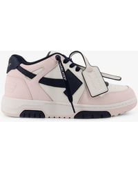 Off-White c/o Virgil Abloh - Out Of Office Leather Sneakers With Iconic Logo On The Side - Lyst