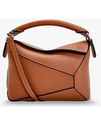 Loewe - Puzzle Edge Mini Leather Handbag - Lyst