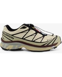 Salomon - Xt-6 Technical Fabric Sneakers With Logo On The Side - Lyst