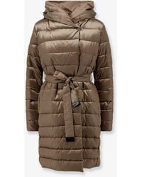 Max Mara - Novef Reversible Water-Repellent Satin Down Jacket - Lyst