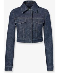 Fendi - Padded Denim Jacket - Lyst