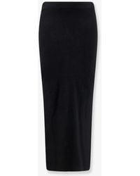 Hevò - Viscose Blend Long Skirt - Lyst