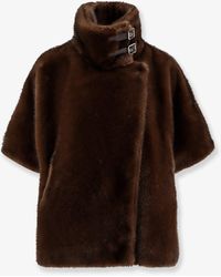 Pinko - Comodino Cappa Eco Fur - Lyst