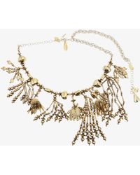 Dries Van Noten - Tassel Pendant Brass And Resin Necklace - Lyst