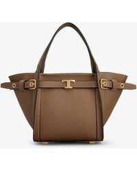 Tod's - T Signature Leather Tote Bag - Lyst