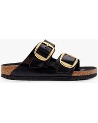 Birkenstock - Arizona Big Buckle Patent Leather Sandals - Lyst