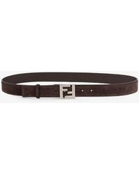 Fendi - Belts Suede/Pelle - Lyst
