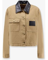 Balenciaga - Workwear Cropped Canvas Jacket - Lyst