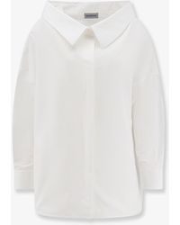 Balenciaga - Stola Oversize Cotton Shirt - Lyst