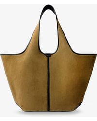 Soeur - Douce Suede And Leather Shoulder Bag - Lyst