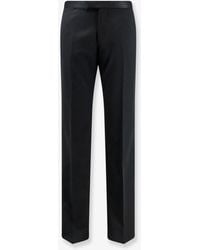 Tagliatore - Tuxedo Virgin Wool Trousers - Lyst