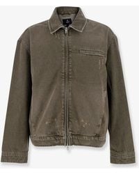 Represent - Denim Jacket With Distressed Effect - Lyst