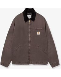 Carhartt - Og Detroit Jacket Organic Cotton Padded Jacket - Lyst