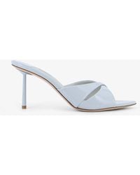 Le Silla - Shirley Patent Leather Sandals - Lyst