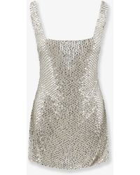 retroféte - Mini Dress With Sequins And Rhinestones - Lyst