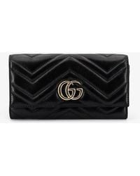 Gucci - Gg Continental Leather Wallet - Lyst