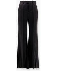 Balenciaga - Viscose Trousers With Flared Bottom - Lyst