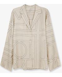 TOTEME - Pajamas Organic Silk Shirt - Lyst