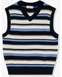 DUNST - Sleeveless Cotton Sweater - Lyst