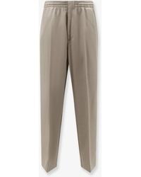 Bottega Veneta - Light Wool Trousers With Drawstring - Lyst